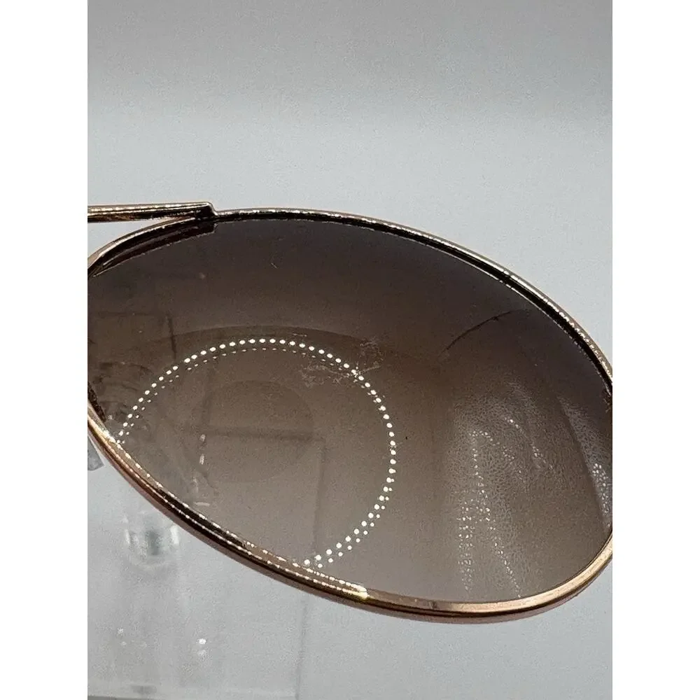 Juicy Couture Aviator Sunglasses Brown Gradient Rose Gold Beige Women WJC61SG28S